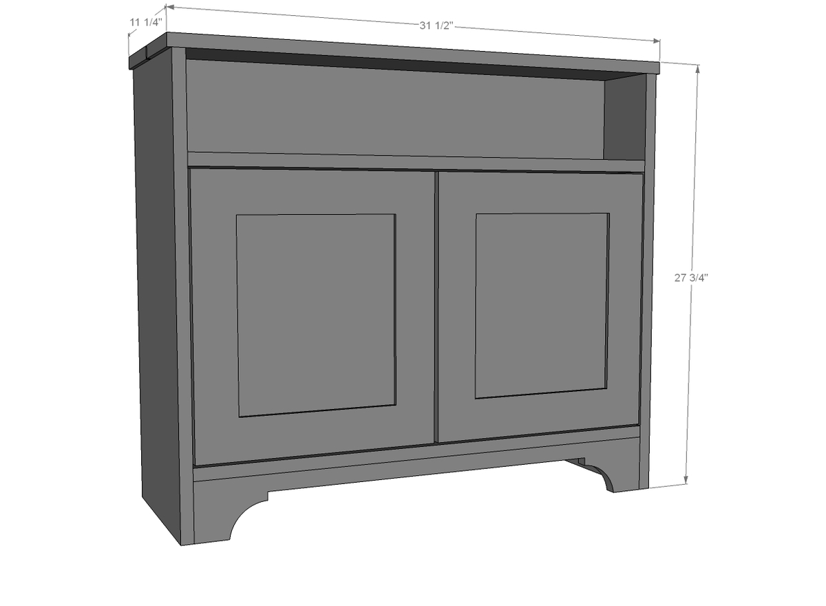 console table plans with cell phone charger