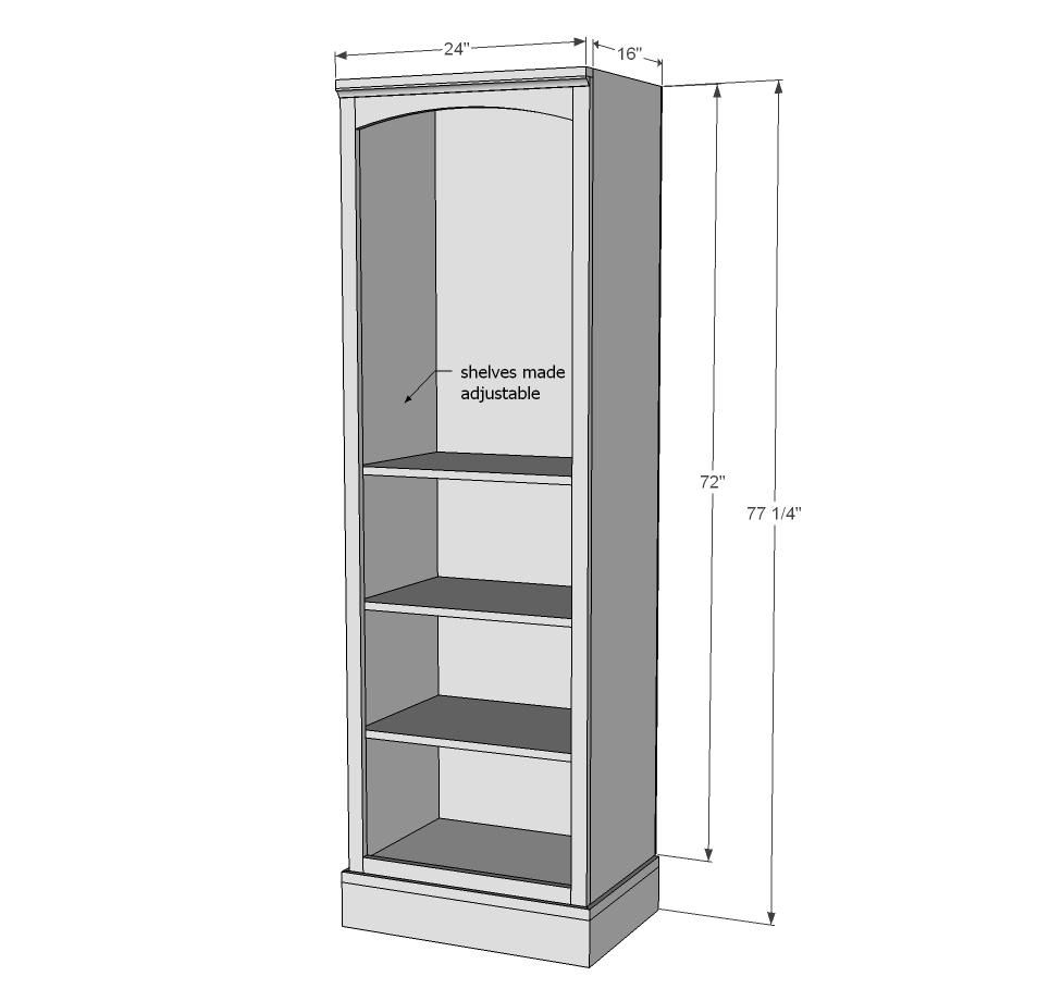 fancy closet tower diy plans