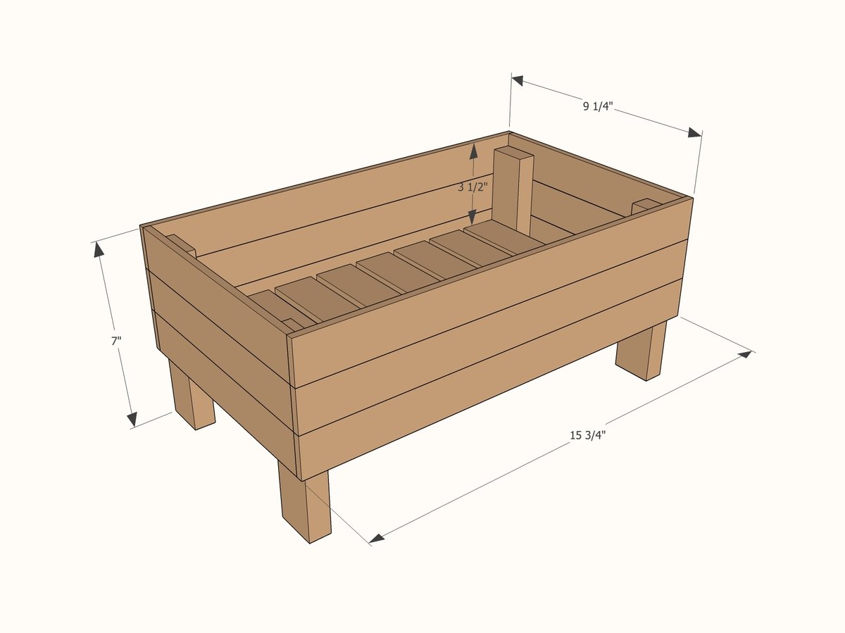 stacking produce bins kitchen wood