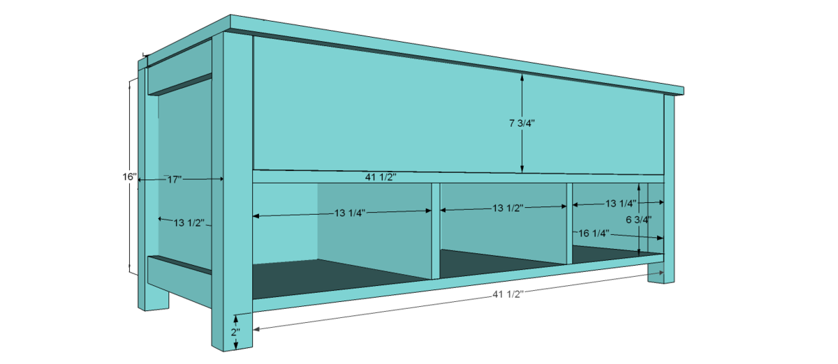 storage bench plans