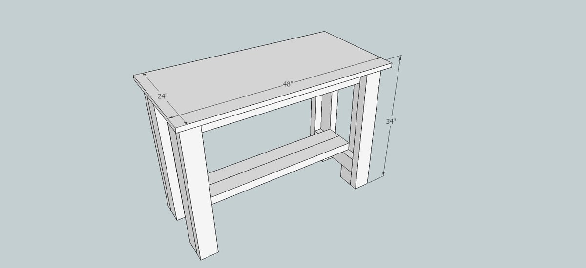 easy workbench plans