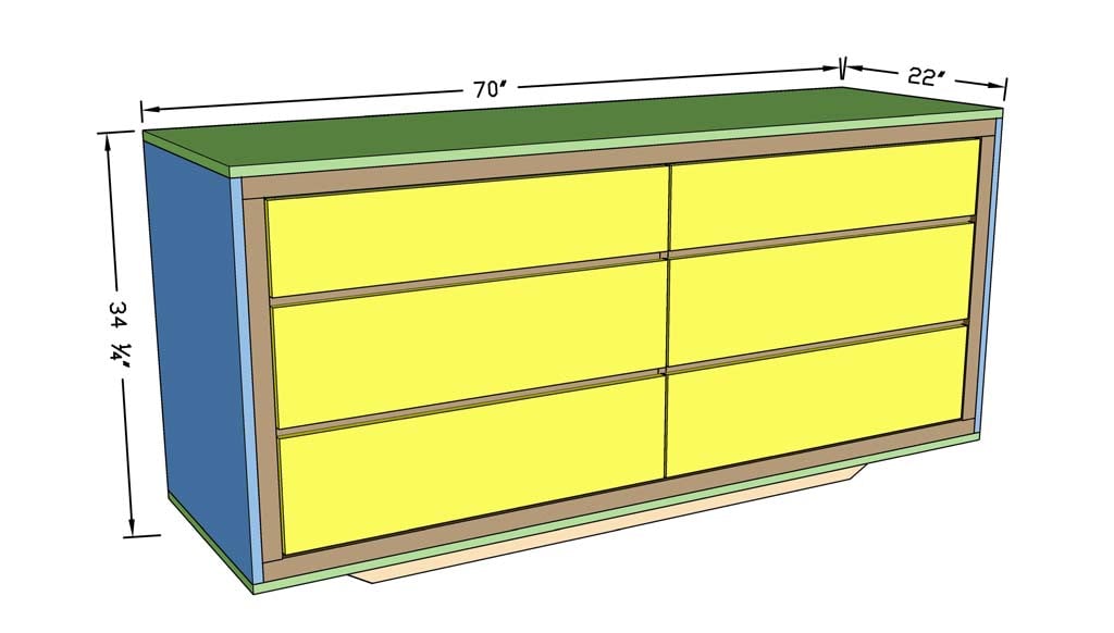 Dresser dimensions
