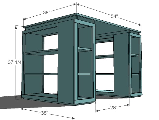 DIY Craft Table Plans 