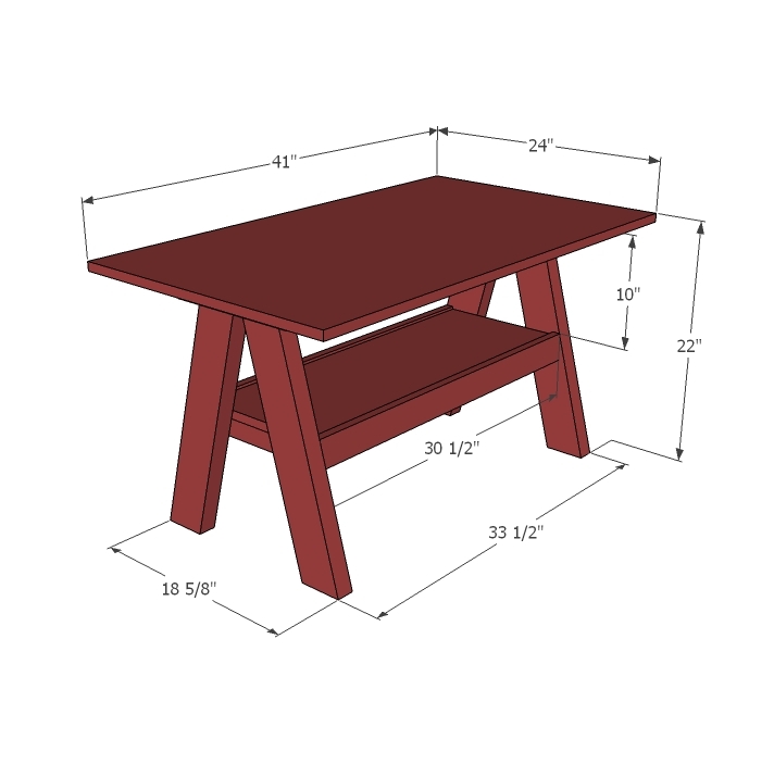 kids trestle table