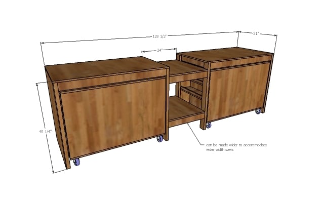 workbench dimensions