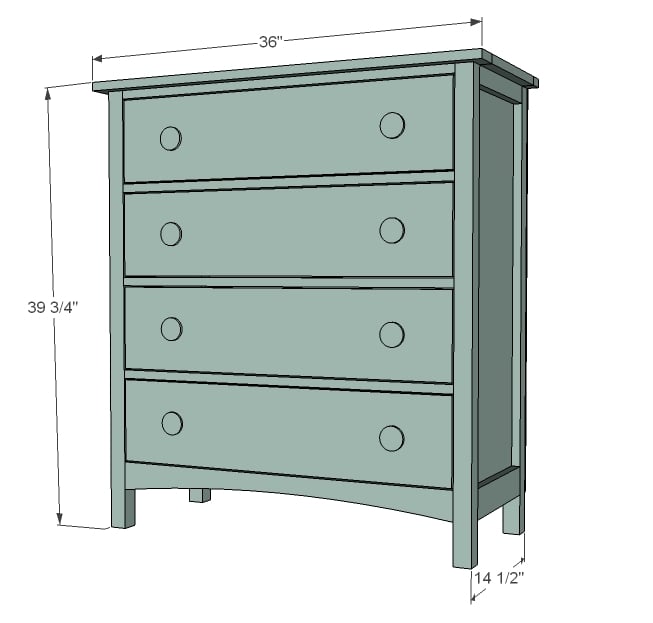 dresser plans free