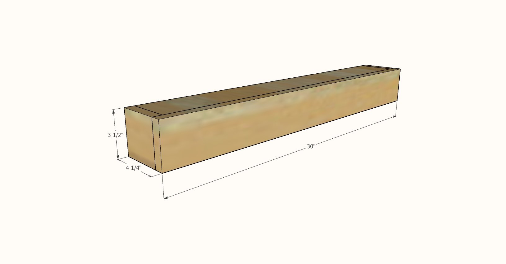 beam ledge shelves plans