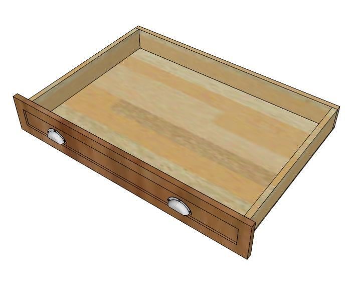 Large Custom Wood Drawer Organizer