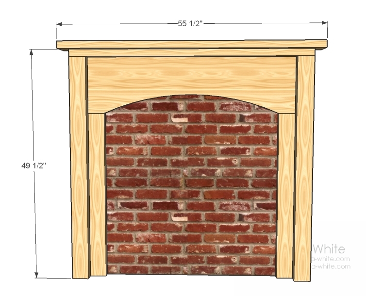 faux mantle plan