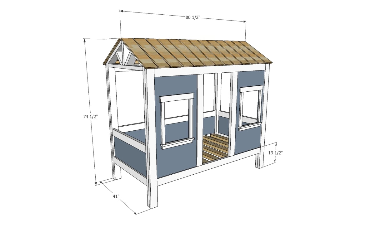 Cabin Bed by Jen Woodhouse