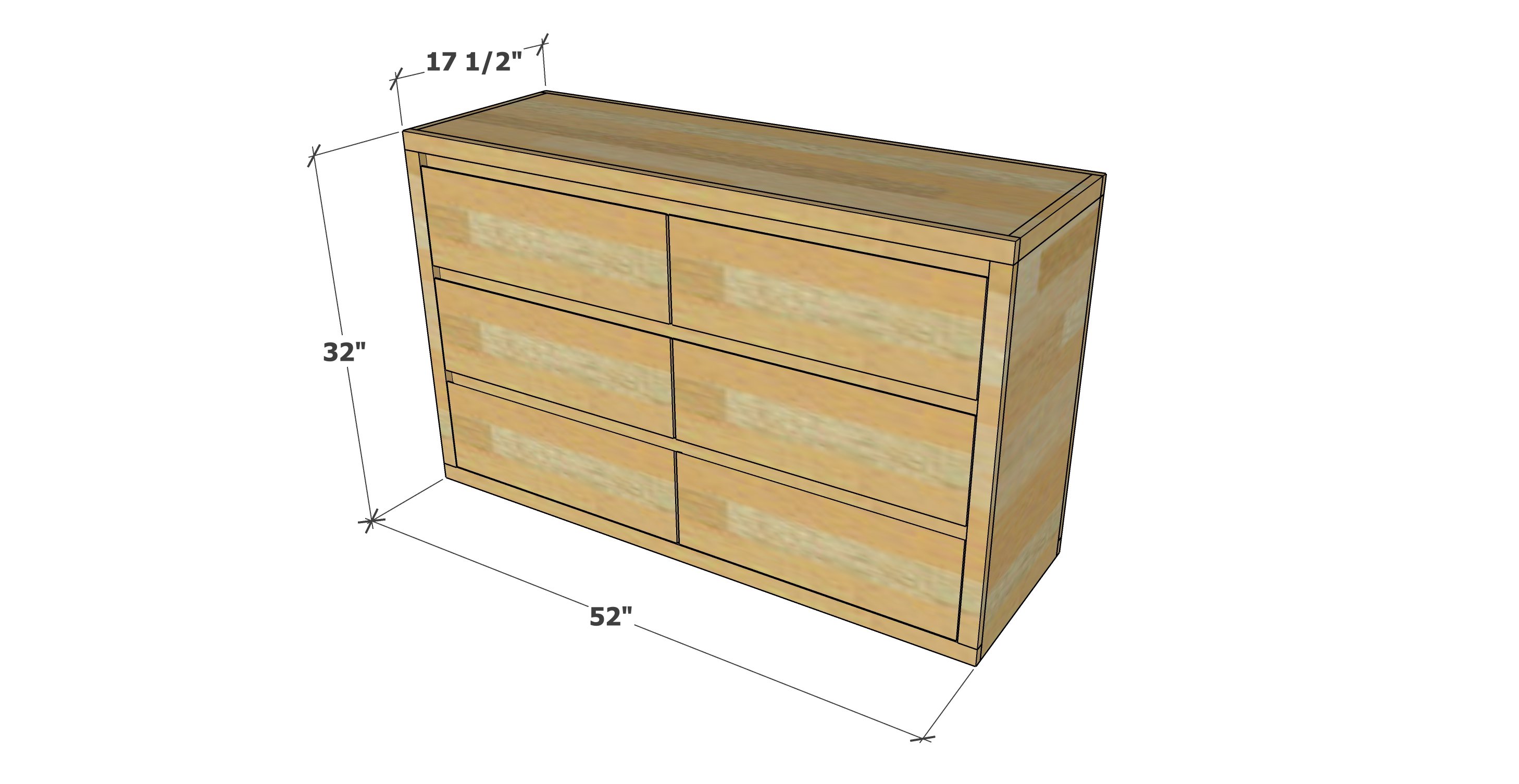 diy modern dresser plans