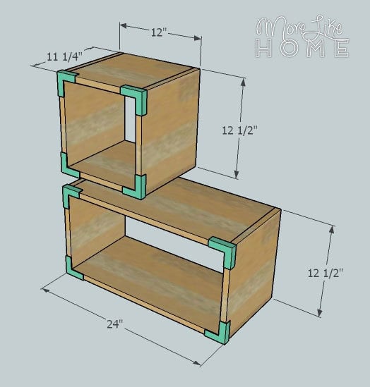 floating nightstand plans