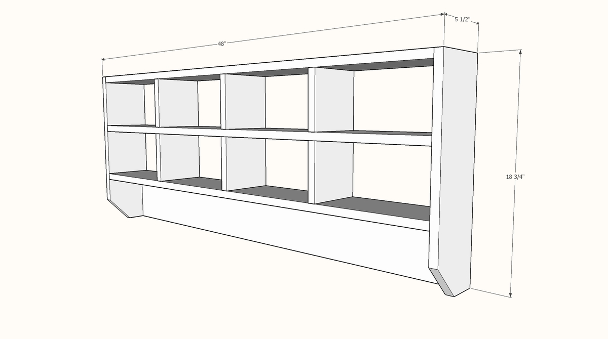 wall cubby organizer