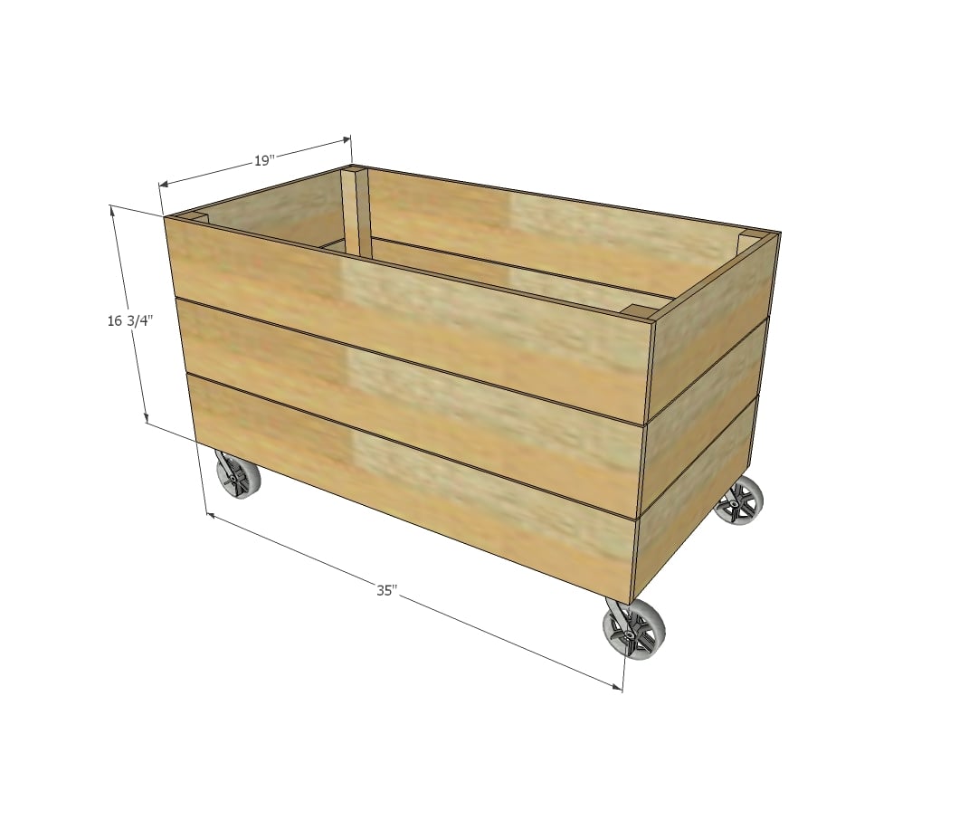 making a wooden toy box