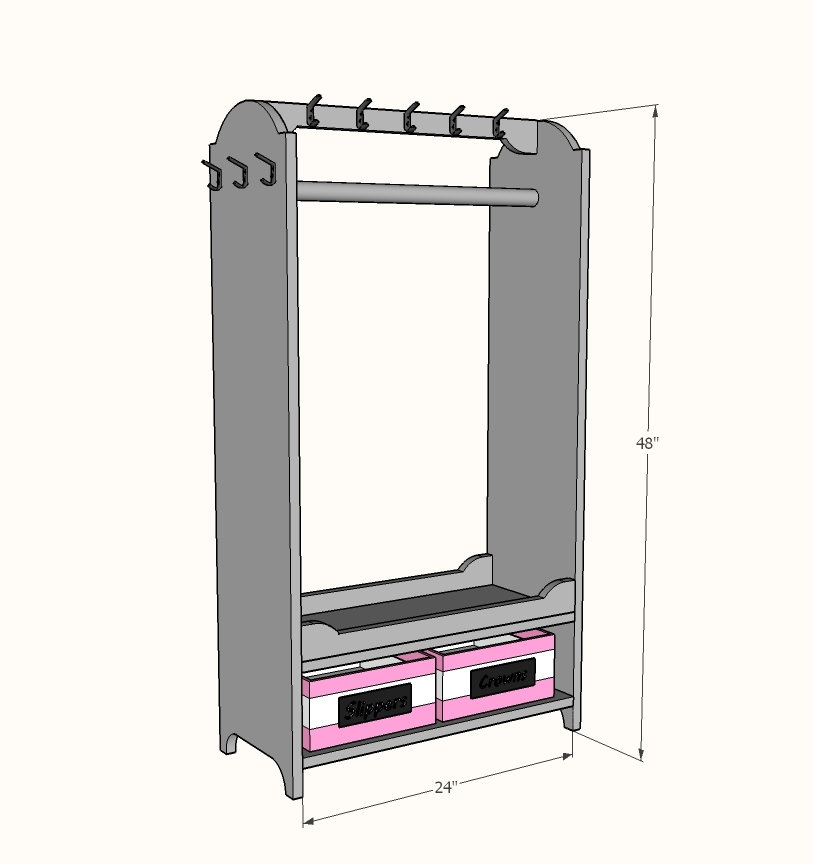 dress up tower dimensions