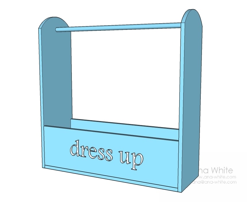 dress up storage dimensions diagram