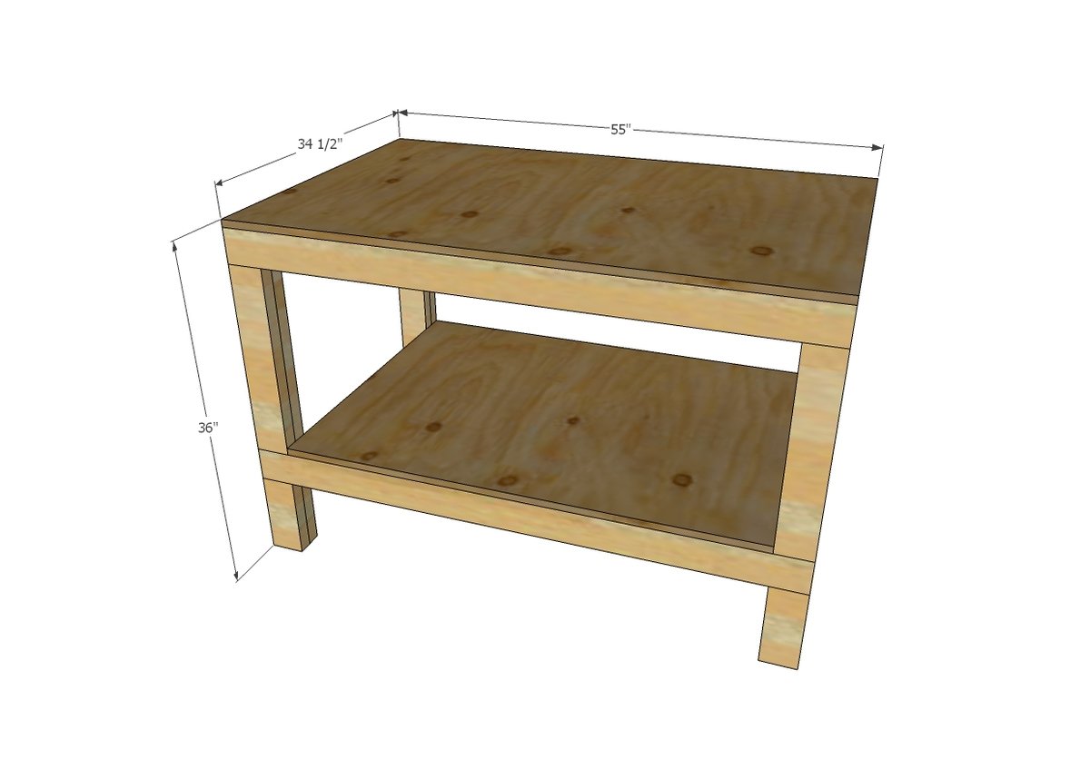 Easy DIY Garage Workshop Workbench Ana White Easy DIY Garage Workshop Workbench Ana White