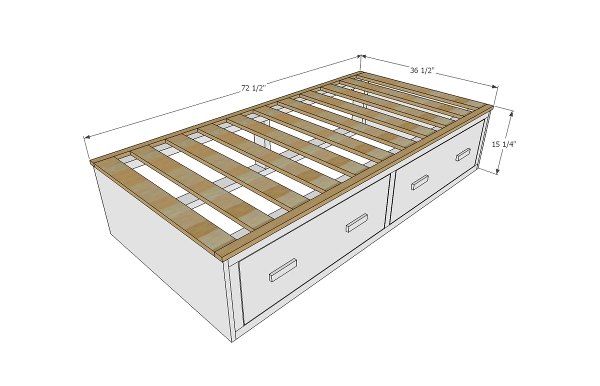 diy captains bed easy to build free plans