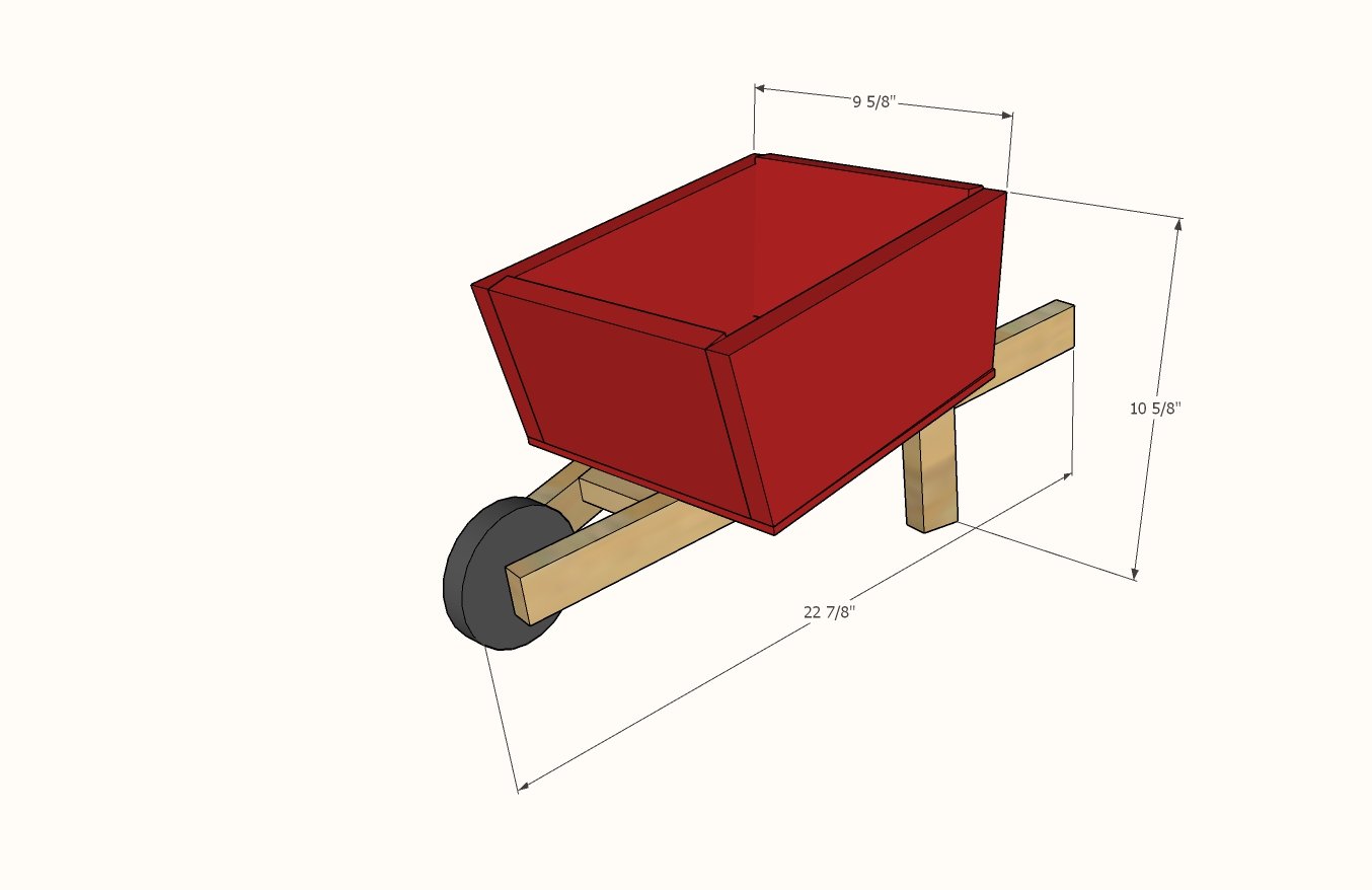 Kids Wheelbarrow Dimensions