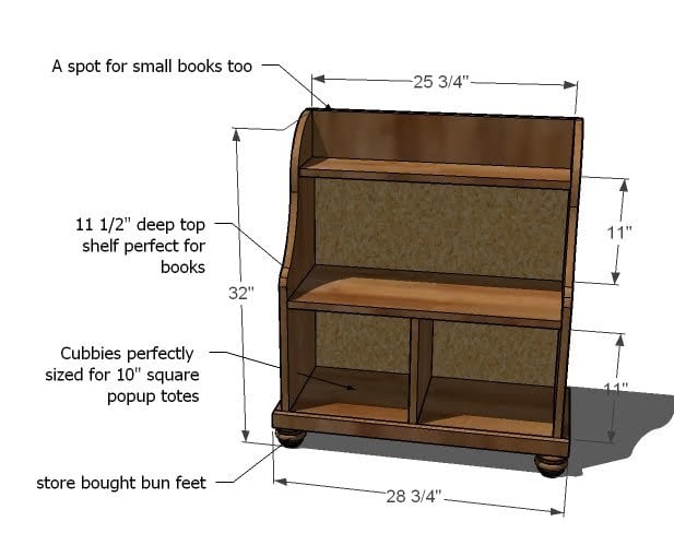 Cutest Kid's Cara Storage Console