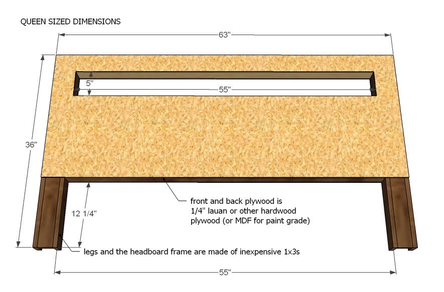 modern headboard diy plans