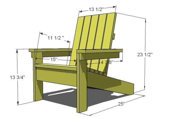 kids adirondack chair