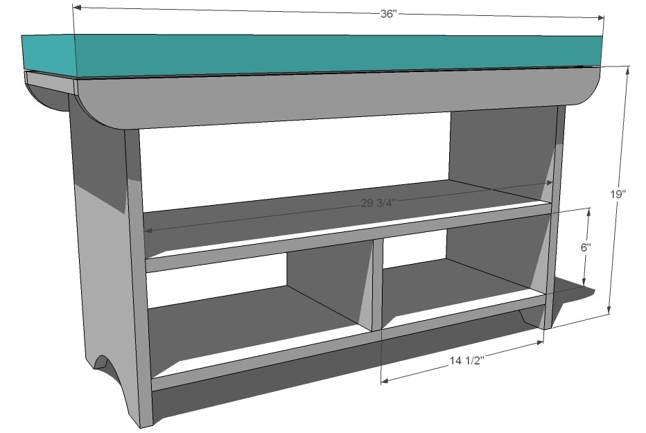 Build a Kid's Country Bench