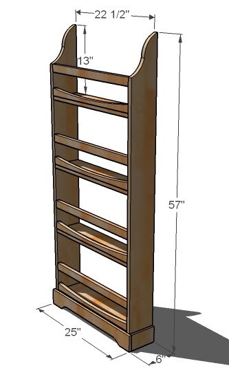 Flat clearance wall bookshelf