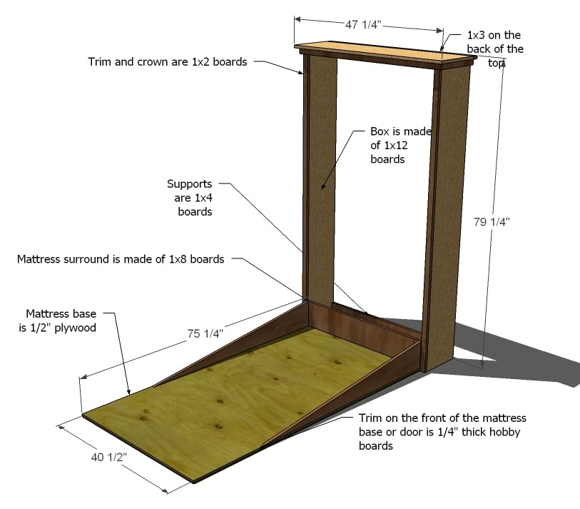 PLANS: A Murphy Bed YOU Can Build, and Afford to Build ... PLANS: A Murphy Bed YOU Can Build, and Afford to Build ...