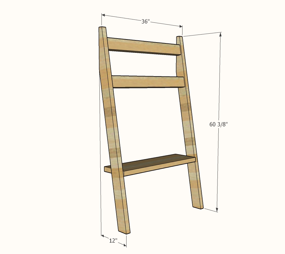 dimensions diagram for leaning hall tree