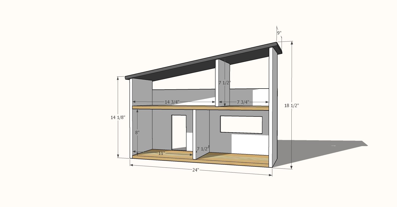 12 Free Dollhouse Plans That You Can DIY Today