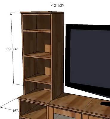 Bookshelf Hutch for Basic Collection