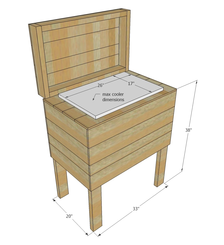 pallet cooler stand