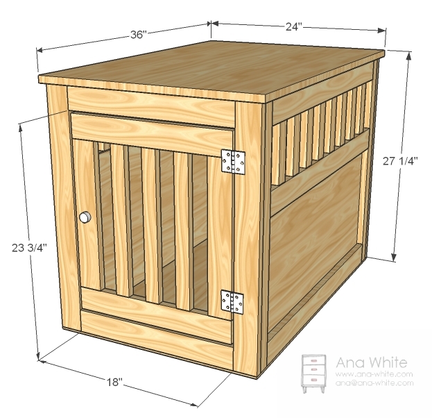 Large Wood Pet Kennel End Table Ana White Large Wood Pet Kennel End Table Ana White