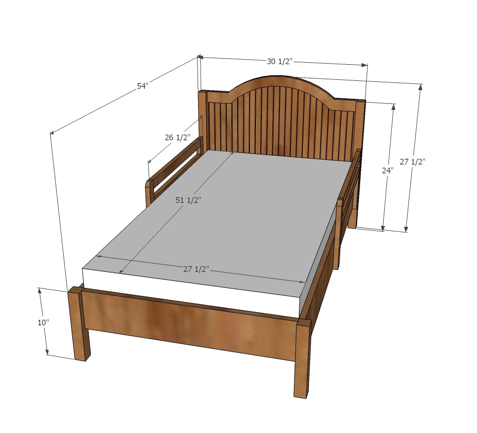 toddler bed plans