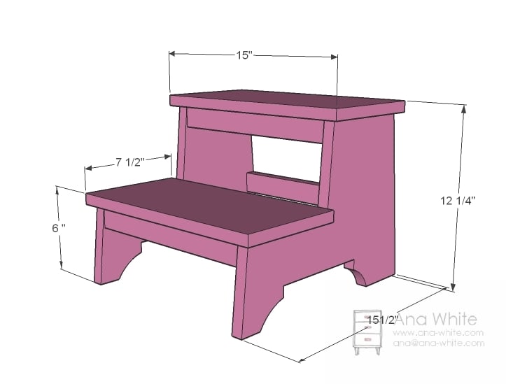 vintage step stool plans