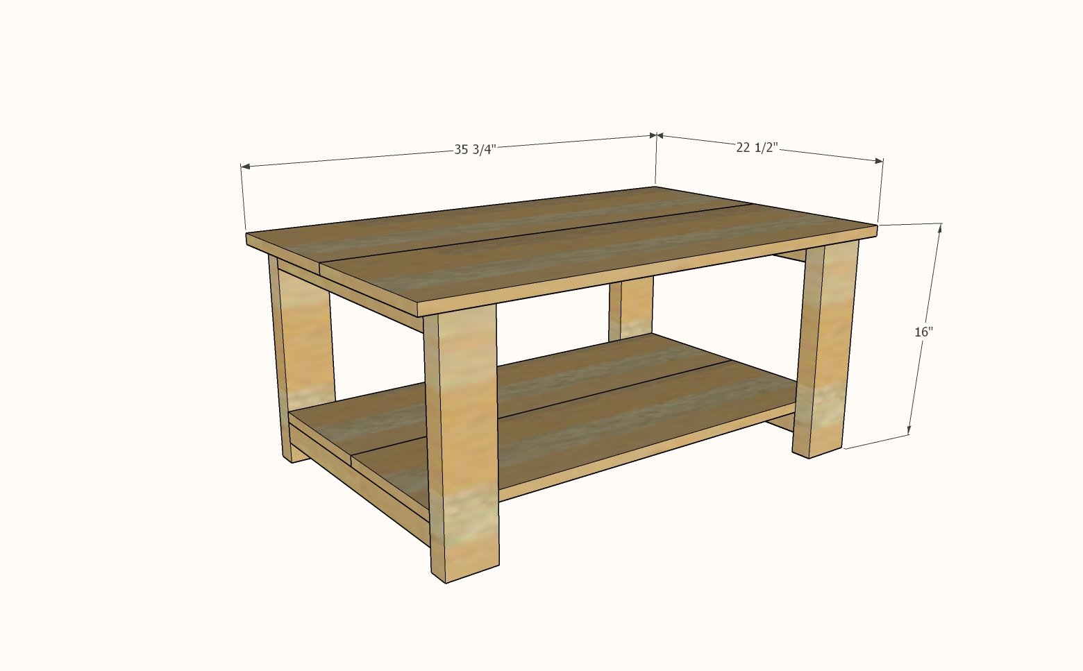 small coffee table dimensions