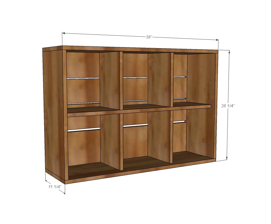 wall cubby organizer