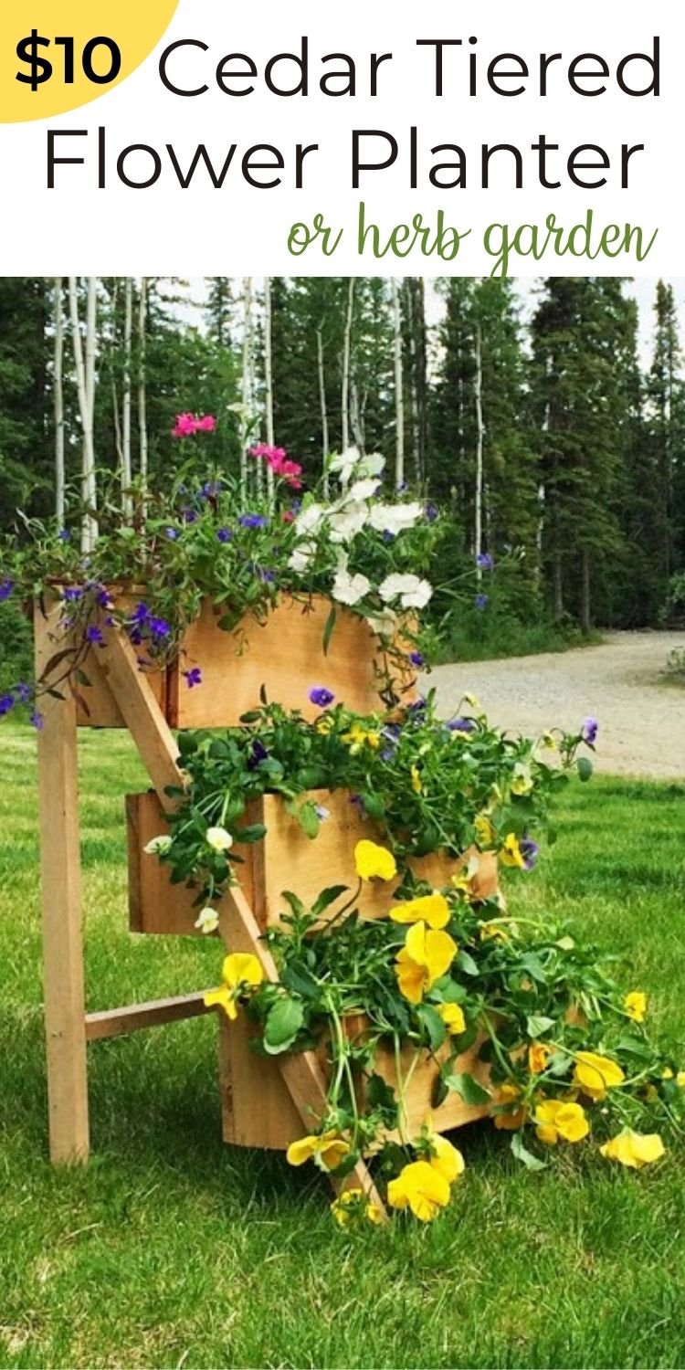 tiered garden planter