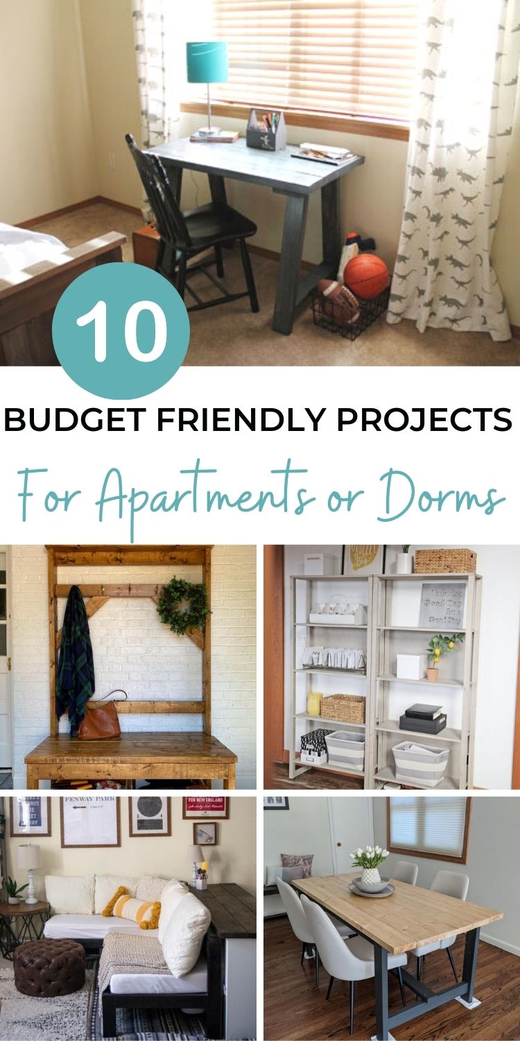10 Budget Friendly Beginner Projects for Your First Apartment or Dorm Room