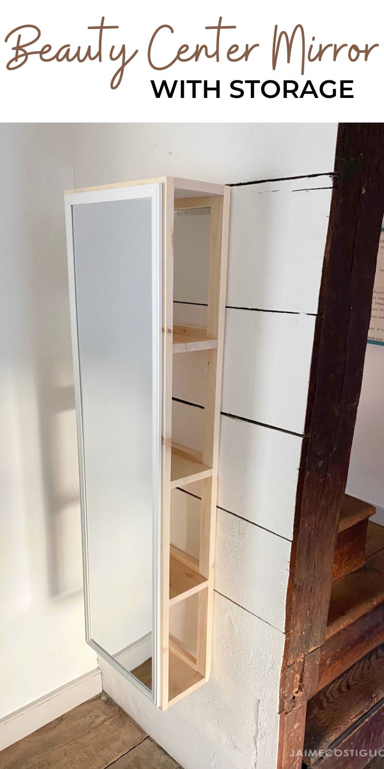 Beauty Center Mirror with Storage