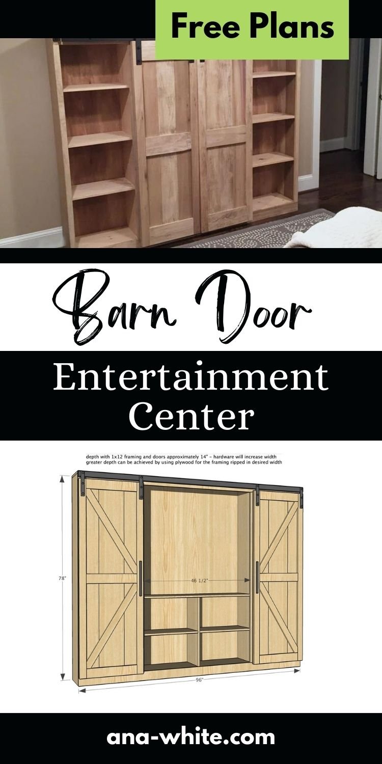 Barn Door Entertainment Center