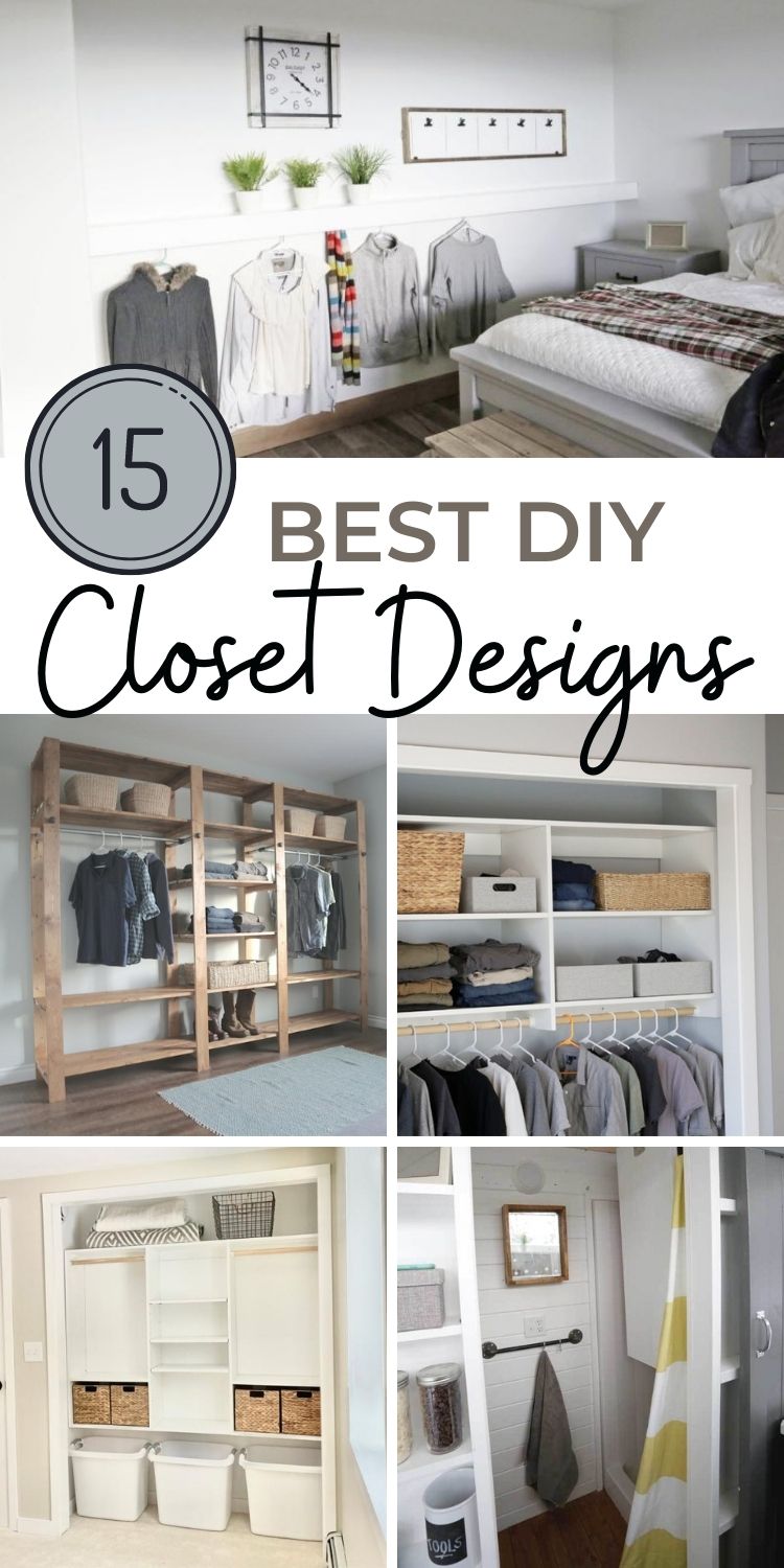 15 Best DIY Closet Designs 