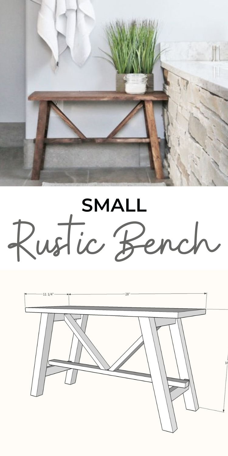 Small Rustic Bench