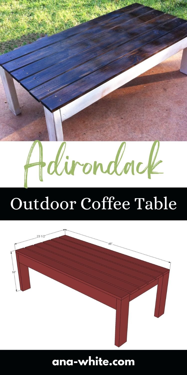 Adirondack Outdoor Coffee Table