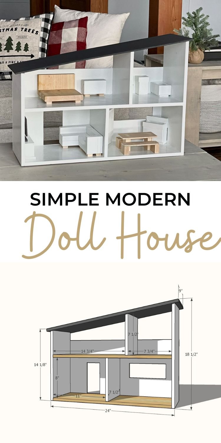 DIY Modern Dollhouse - Angela Rose Home