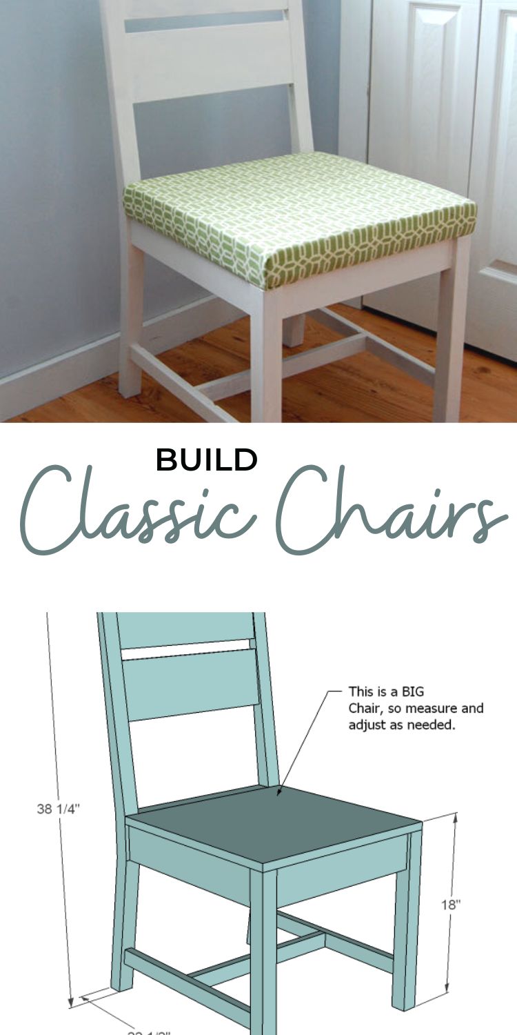 Woodworking cheap chair plans