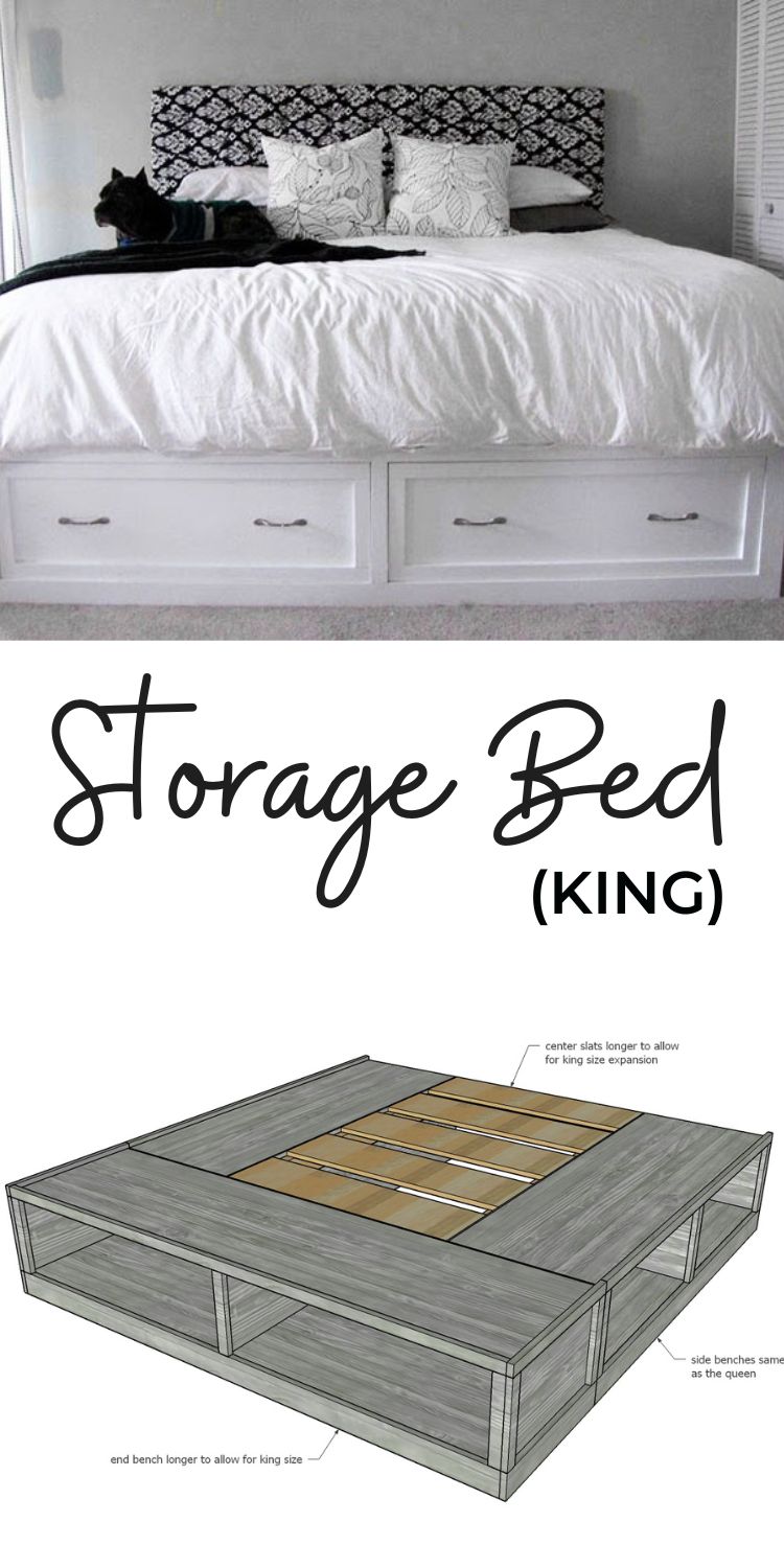 Classic Storage Bed (King)