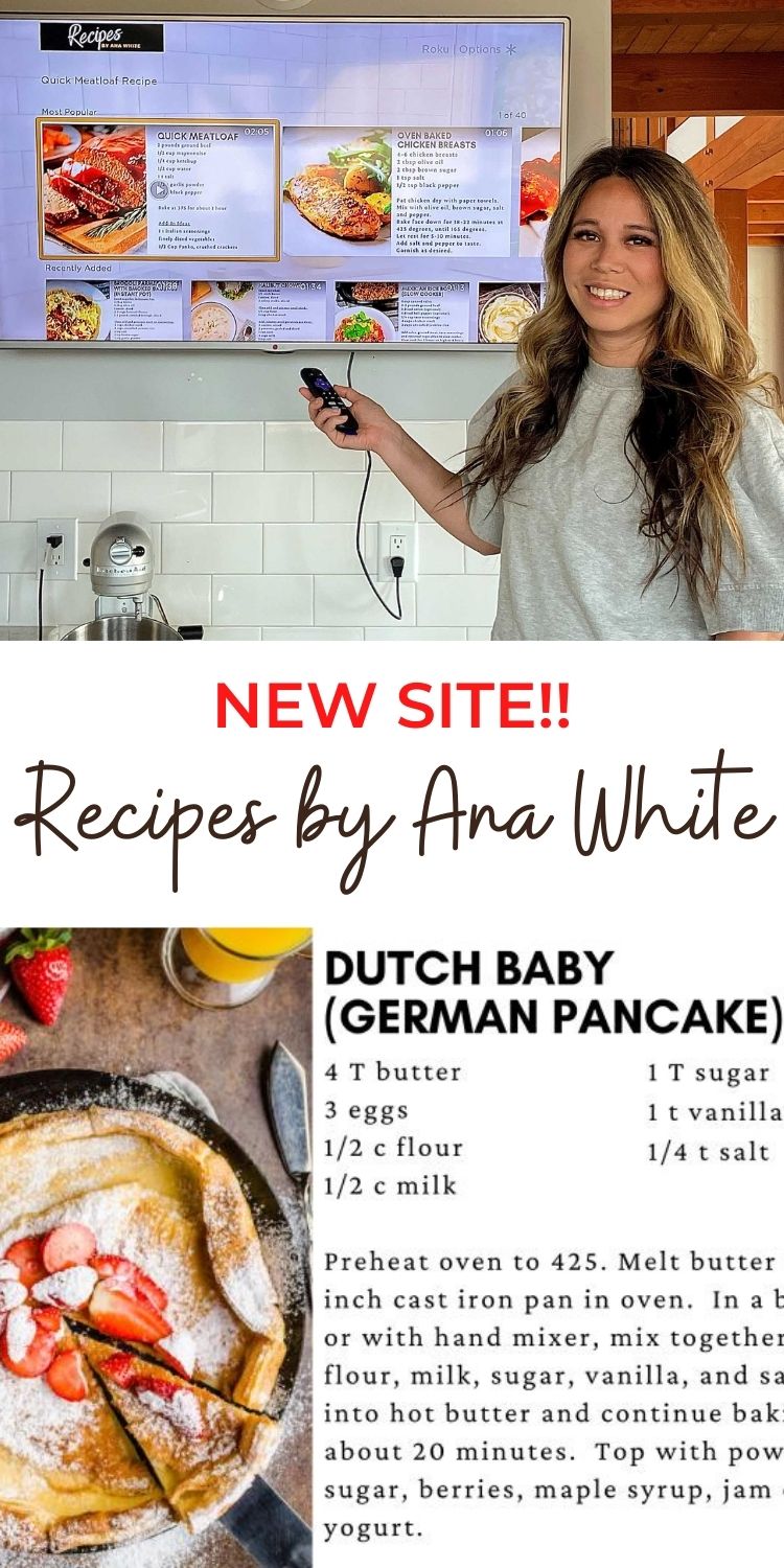Recipes by Ana White