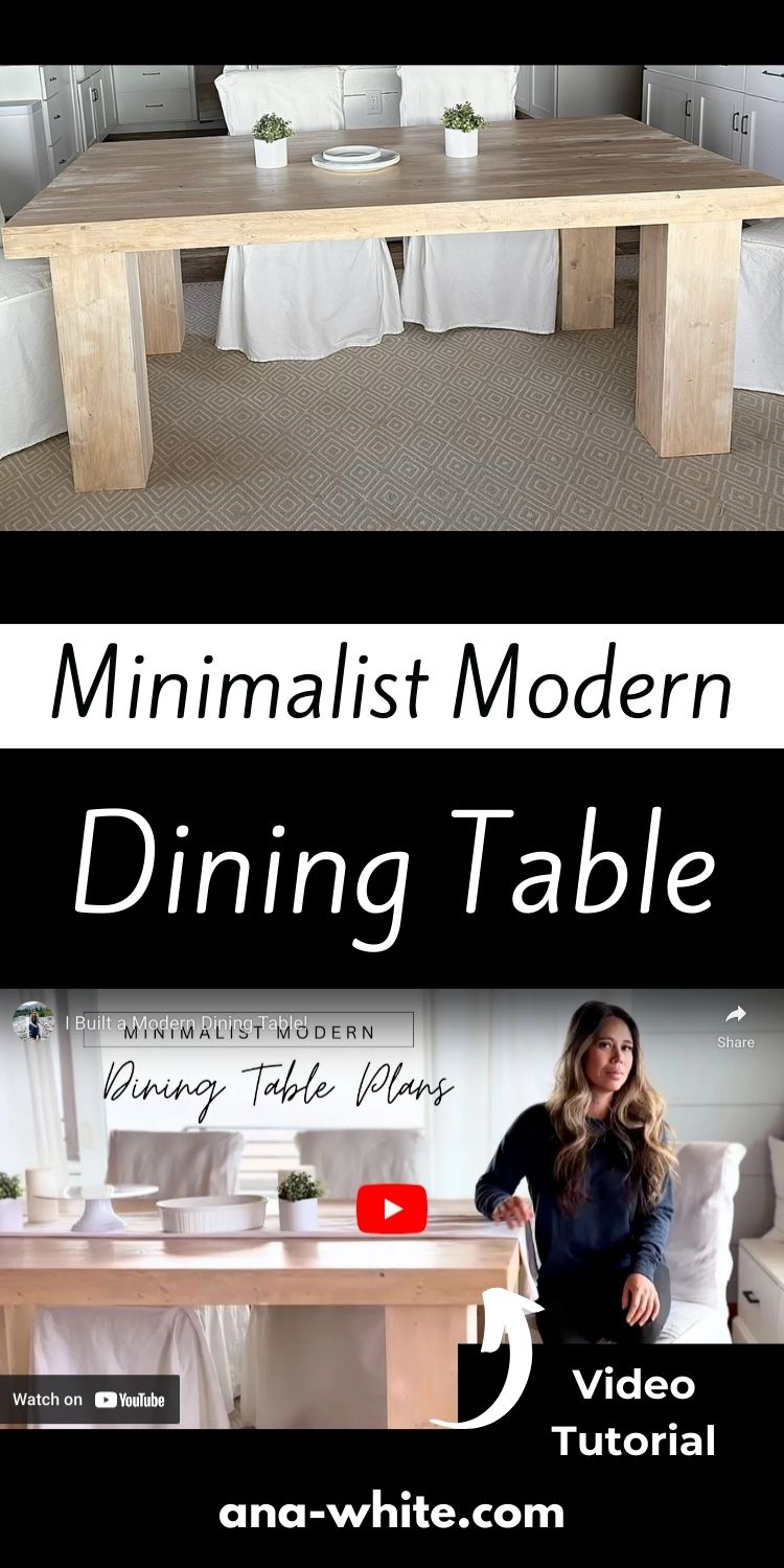 Minimalist Modern Dining Table
